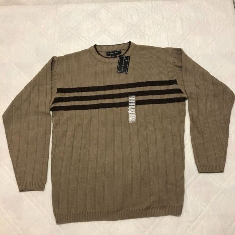 A. Adams &‎ Spire brown sweater medium nwt